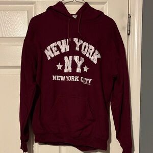Maroon New York City Hoodie